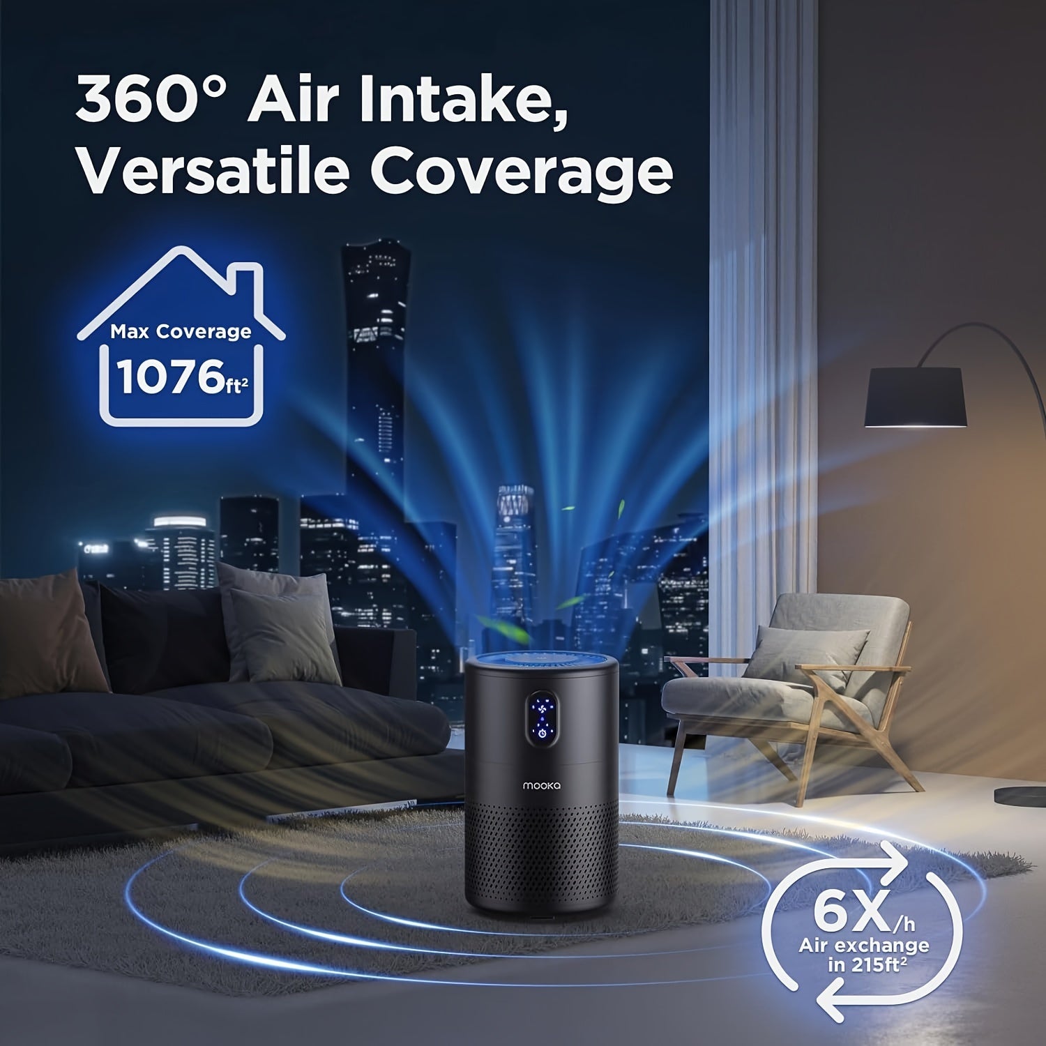 Air Purifiers Black and white