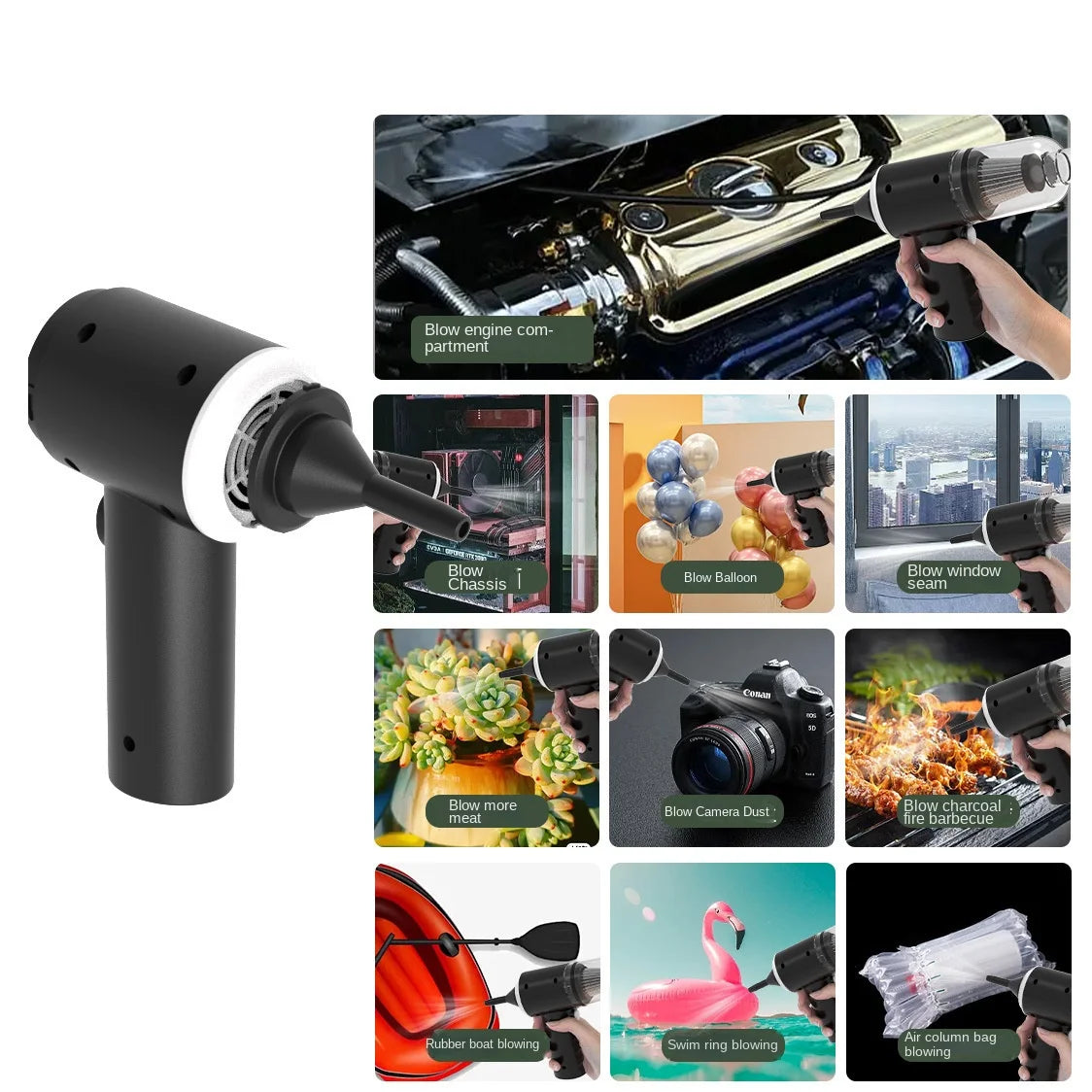 Car Vacuum Cleaner Wireless Charging