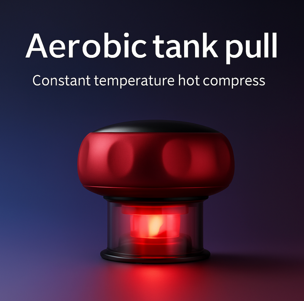 Red Electric Cupping Device