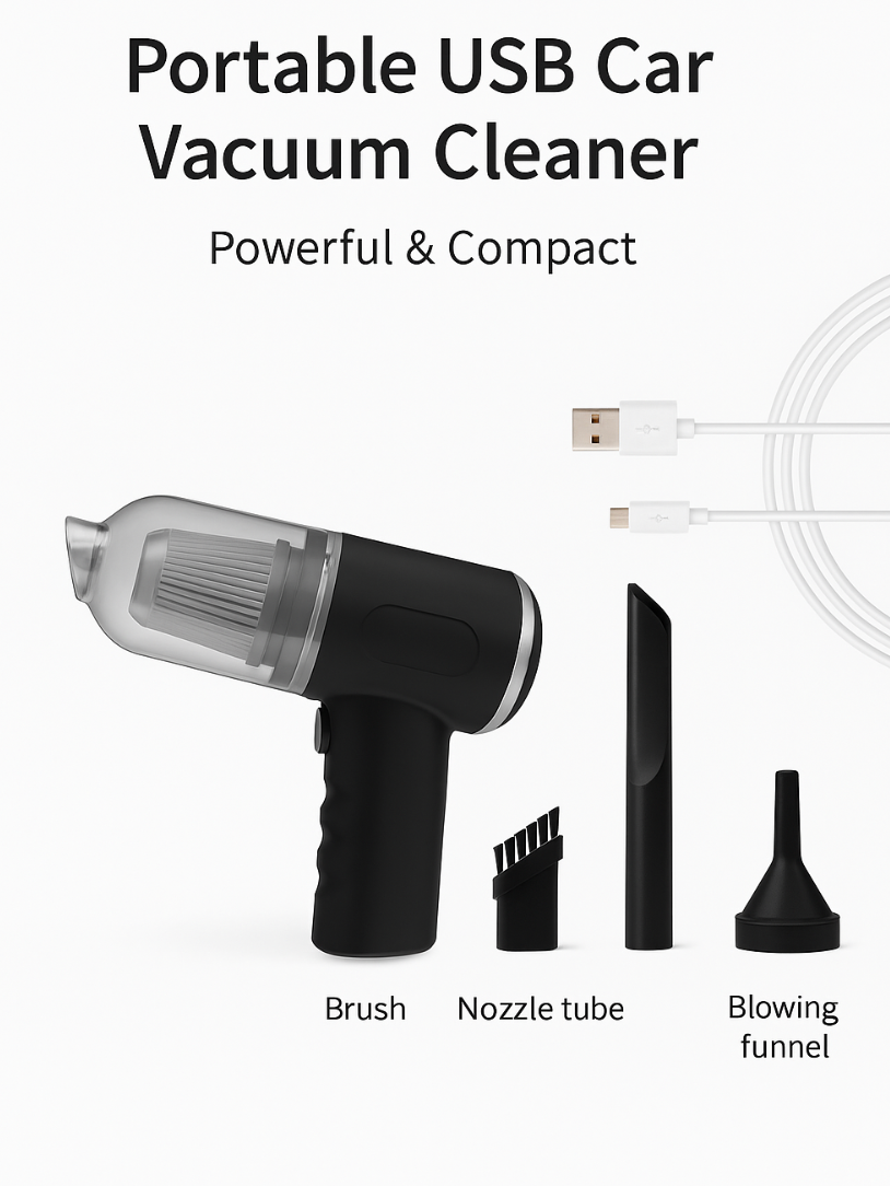 Car Vacuum Cleaner Wireless Charging