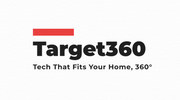 Target360 logo with a red bar and text on a white background
